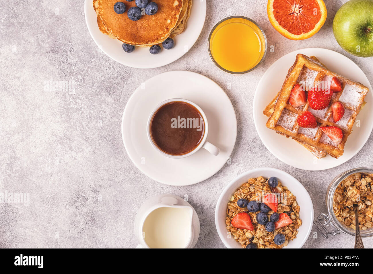 Breakfast table with view hi-res stock photography and images - Alamy