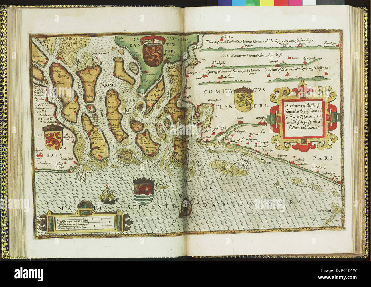 English A Description Of The Isles Of Sealand As They Lie - 