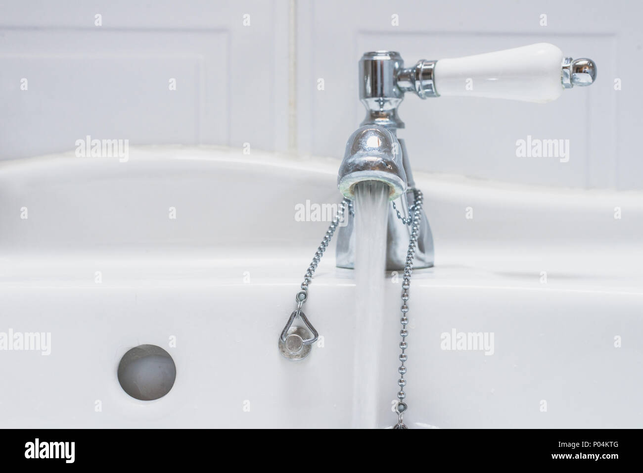 Bathroom basin tap Stock Photo Alamy