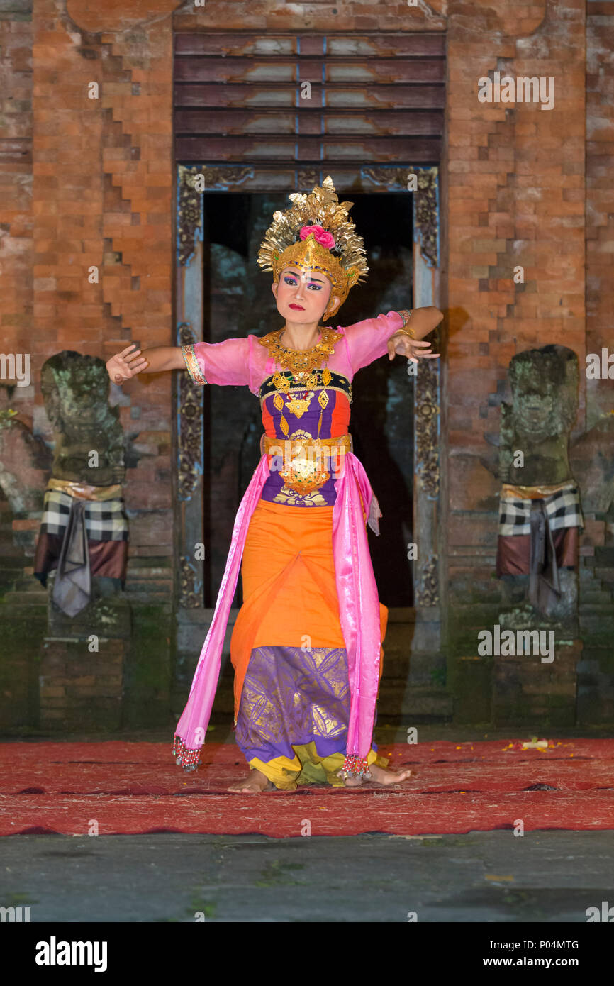 Sunda Upasunda, Barong and Kris dance, Arma theatre, Ubud, Bali, Indonesia Stock Photo