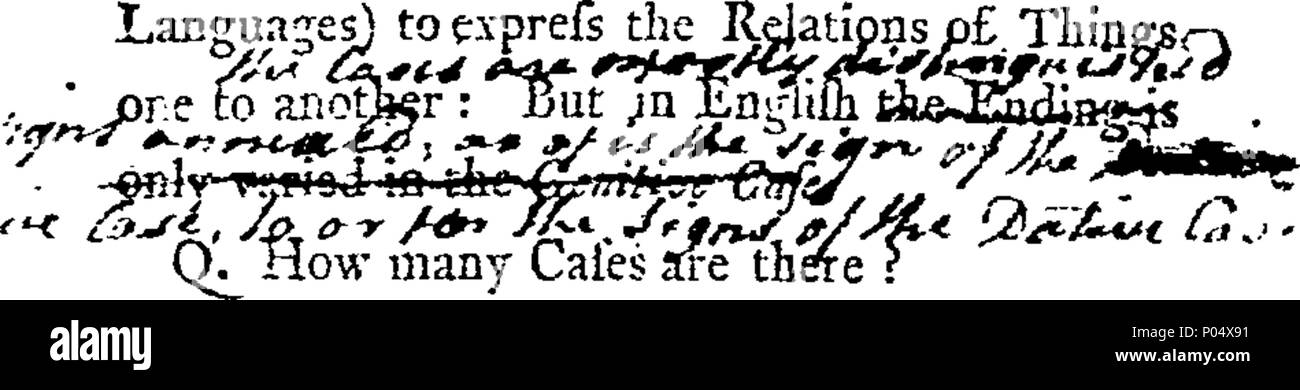 . English: Fleuron from book: A concise system of English grammar: designed for the use of schools, as well as Private Families. Compiled by John Corbet. 71 A concise system of English grammar- designed for the use of schools, as well as Private Families Fleuron T113873-2 Stock Photo