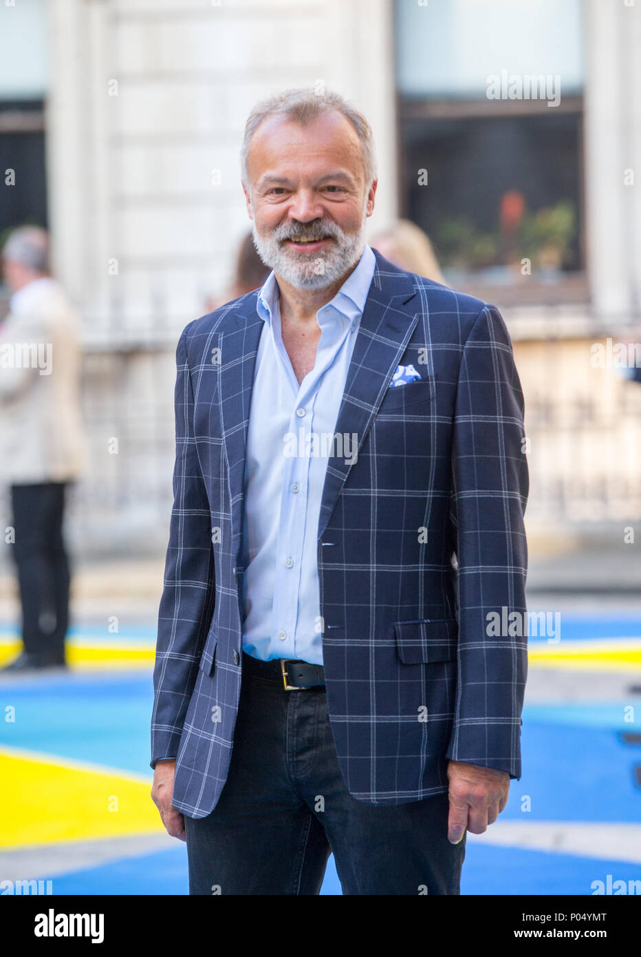 Television and Radio presenter, Graham Norton, arrives at the Royal Academy Summer Exhibition Stock Photo