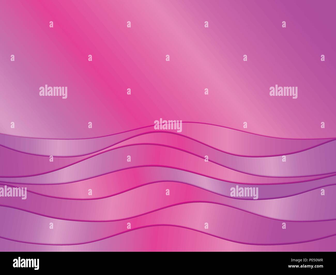 Pink Shadow Gradient Gradient waves with a shadow. Trend design. Paper cut style. Abstract ...