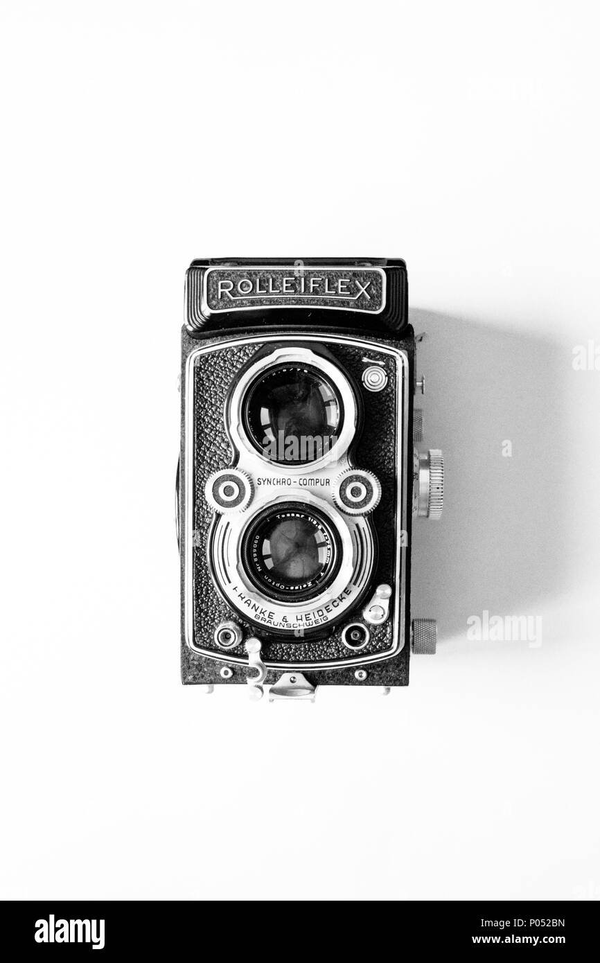 Rolleiflex Camera Stock Photo
