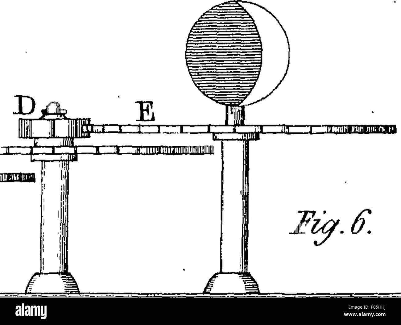 . English: Fleuron from book: A description, with plates, of the time ...