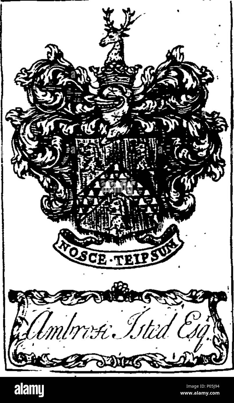 English Fleuron From Book A Dictionary Of The English - 