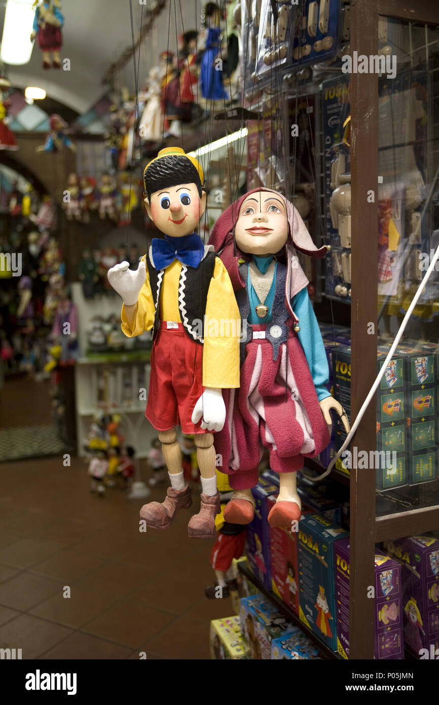 Handmade Wood Puppets Prague Czech Republic Stock Photo - Download Image  Now - Puppet Show, Puppet, Marionette - iStock