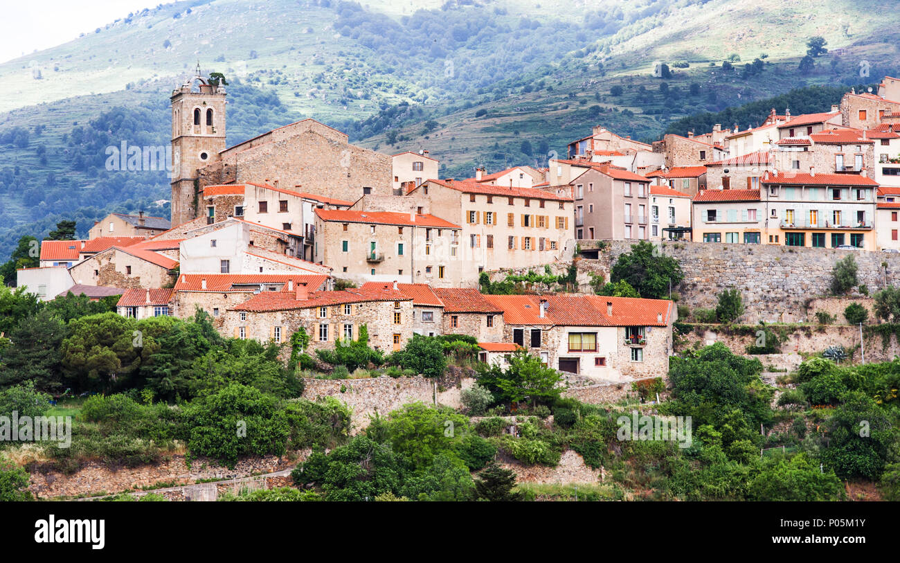 Mosset small and picturesque french village,member of Les Plus Beaux ...