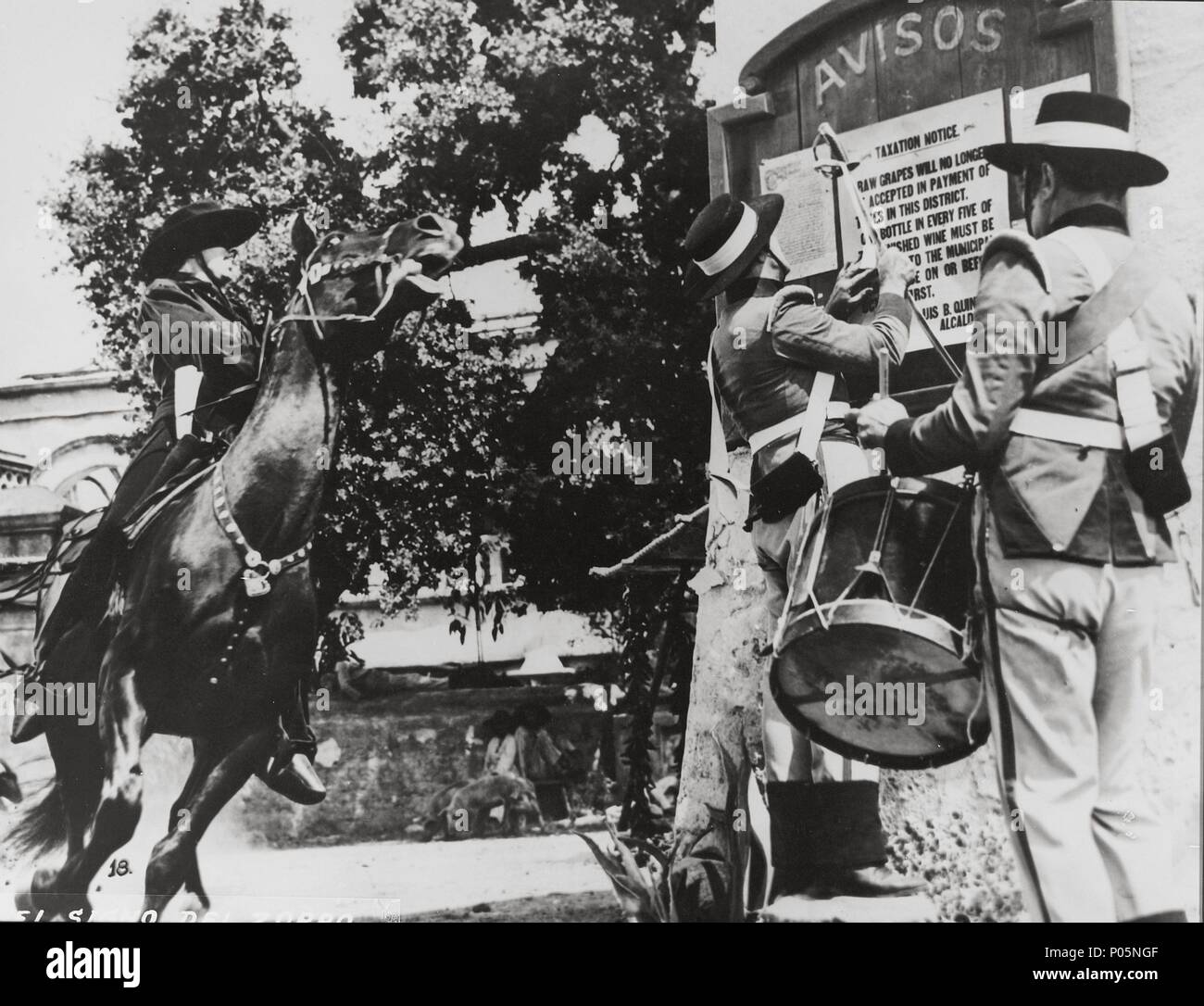 Original Film Title: THE MARK OF ZORRO.  English Title: THE MARK OF ZORRO.  Film Director: ROUBEN MAMOULIAN.  Year: 1940.  Stars: TYRONE POWER. Credit: 20TH CENTURY FOX / Album Stock Photo