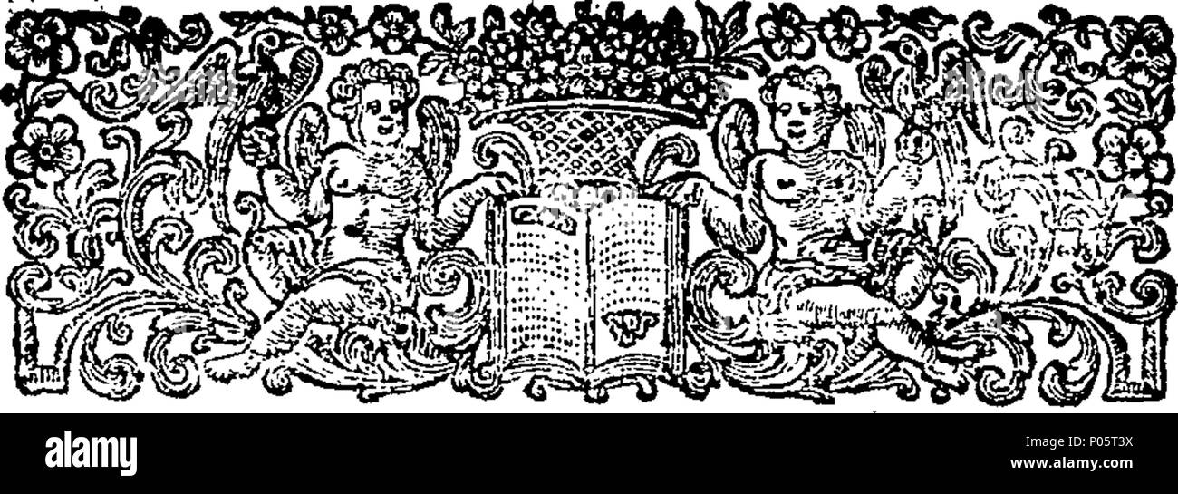 . English: Fleuron from book: A free apology in behalf of the smugglers, so far as their case affects the constitution. By an enemy to all oppression, whether by tyranny, or law. 100 A free apology in behalf of the smugglers, so far as their case affects the constitution Fleuron T065828-5 Stock Photo