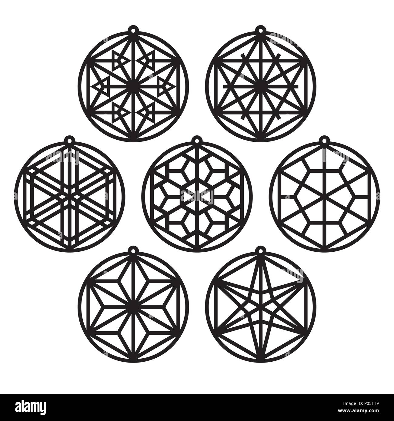 Asian christmas decoration Stock Vector Images Alamy