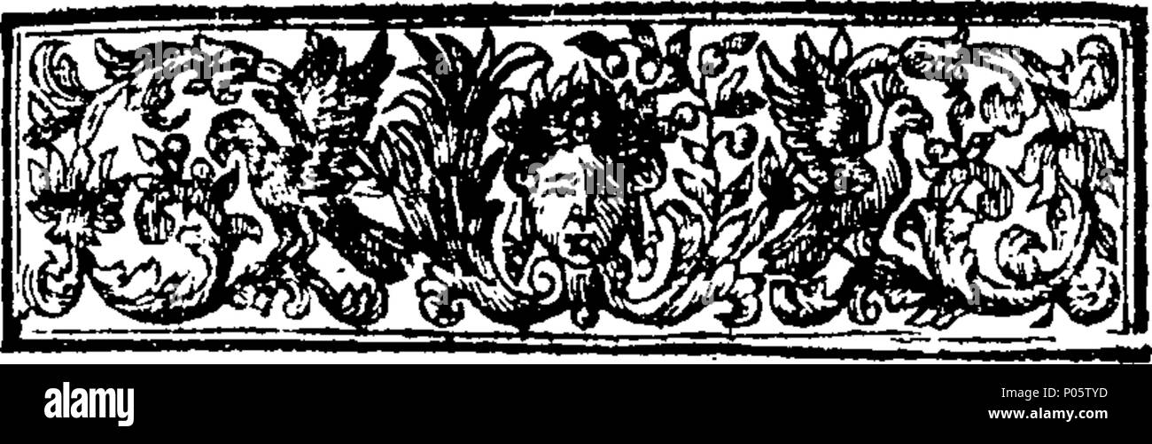 . English: Fleuron from book: A full vindication of the people's right to elect their own pastors. Wherein a discovery is made of the false reasonings, ... of the author of two late pamphlets; the one intituled, A modest and humble enquiry concerning the right and power of electing and calling ministers to vacant churches; the other, The publick testimony made more publick. By Mr. John Currie ... 101 A full vindication of the people's right to elect their own pastors Fleuron T144780-3 Stock Photo