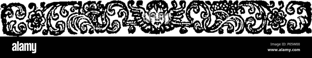 . English: Fleuron from book: A funeral discourse, occasioned by the much lamented death of Mr. Yorick, Prebendary of Y--k and author of the much admired life and opinions of Tristram Shandy, Preached before a very mixed Society of Jemmies, Jessamies, Methodists and Christians, At A Nocturnal Meeting in Petticoat Lane, and now published at the unanimous Request of the Hearers by Christopher Flagellan, A. M. and enriched with the Notes of various Commentators. 101 A funeral discourse Fleuron T128594-1 Stock Photo