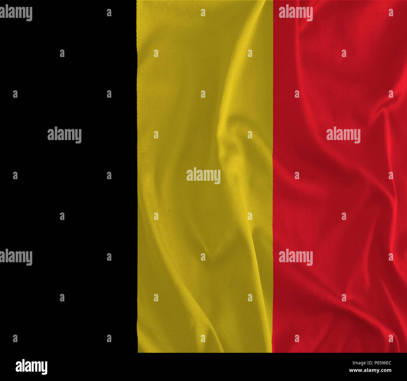 Flag of Belgium Background Stock Photo
