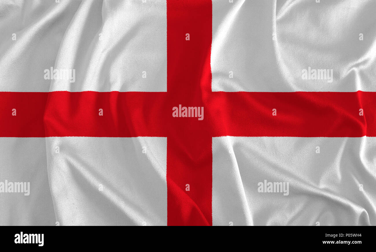 Flag of England Background Stock Photo
