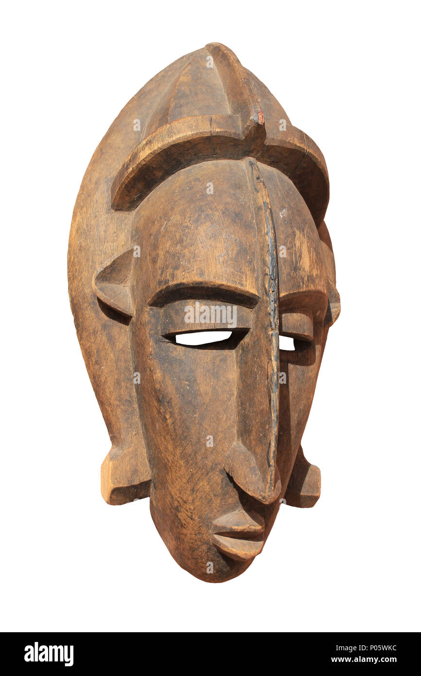 Bamana Tribal Mask, Mali Stock Photo