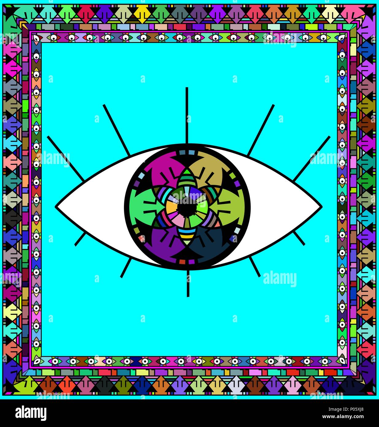frame and eye Stock Vector Image & Art Alamy