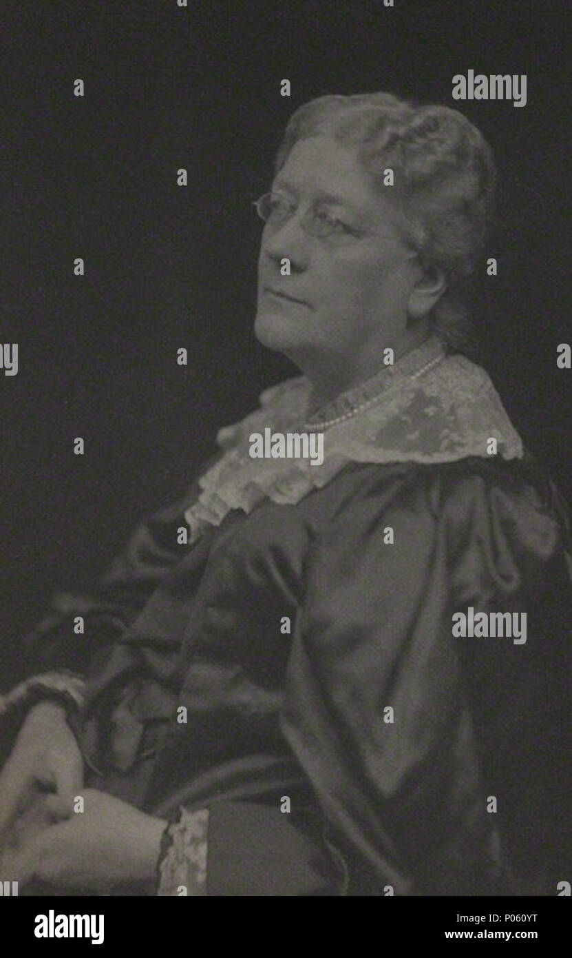 NPG x13044; Jane Maria (nÈe Grant), Lady Strachey by Frederick Hollyer, platinotype cabinet card, 1890s 53 Jane Maria (née Grant), Lady Strachey 2 Stock Photo