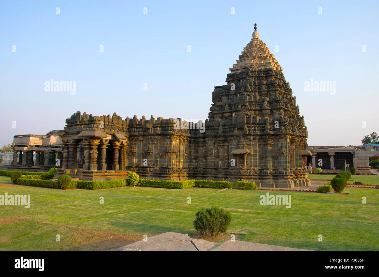 The Mahadeva Temple built circa 1112 CE, Itagi, Karnataka Stock Photo