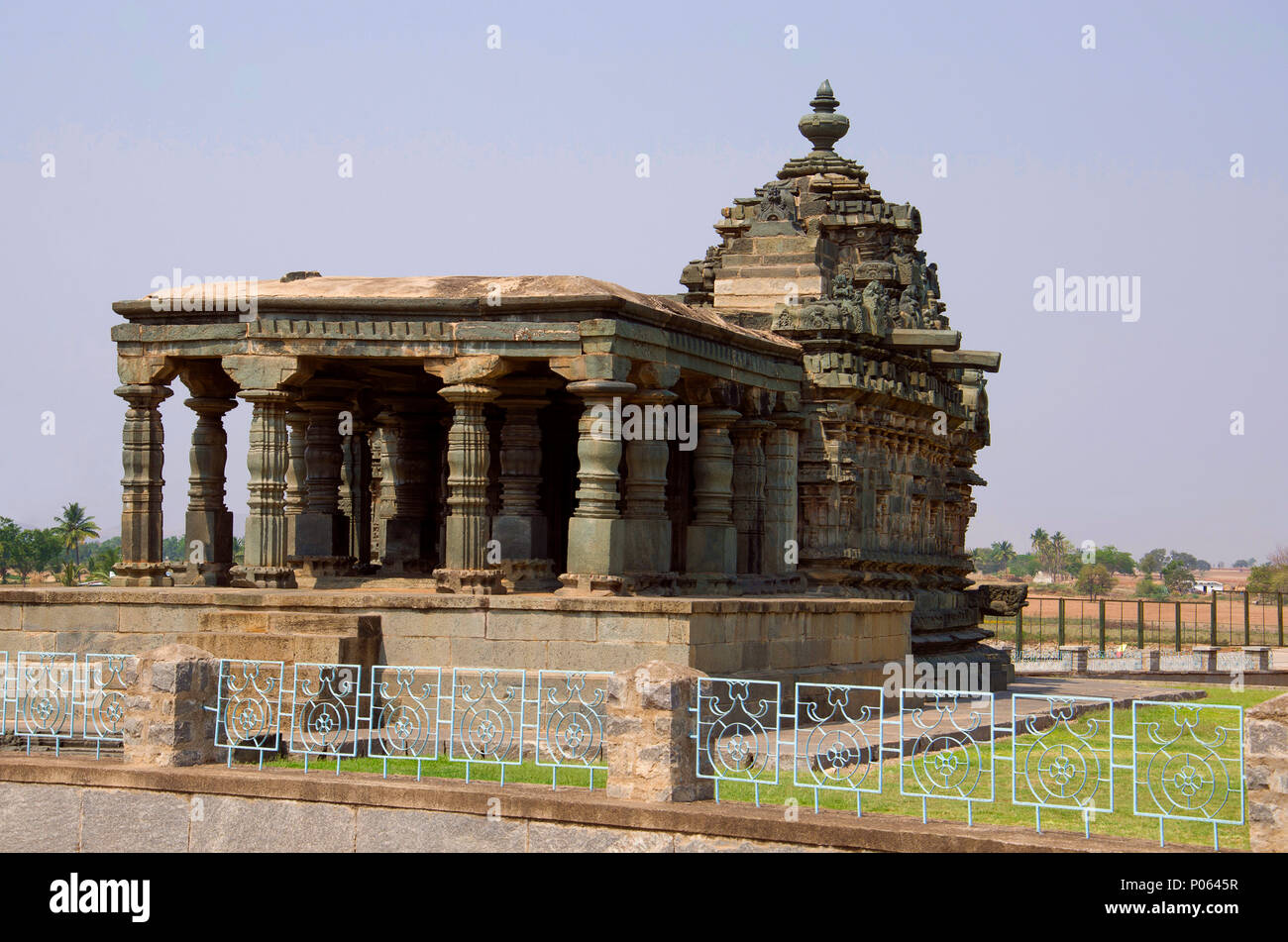 The Nanesvara Temple, Lakkundi, Karnataka, India Stock Photo