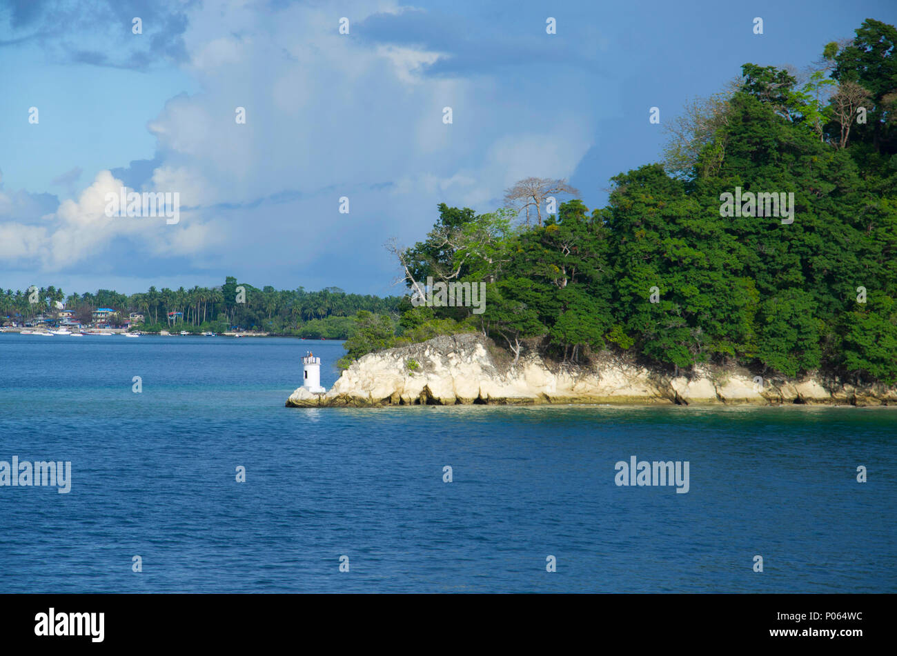 The light house of Havelock Island, Port Blair, Andaman and Nicobar Islands Stock Photo