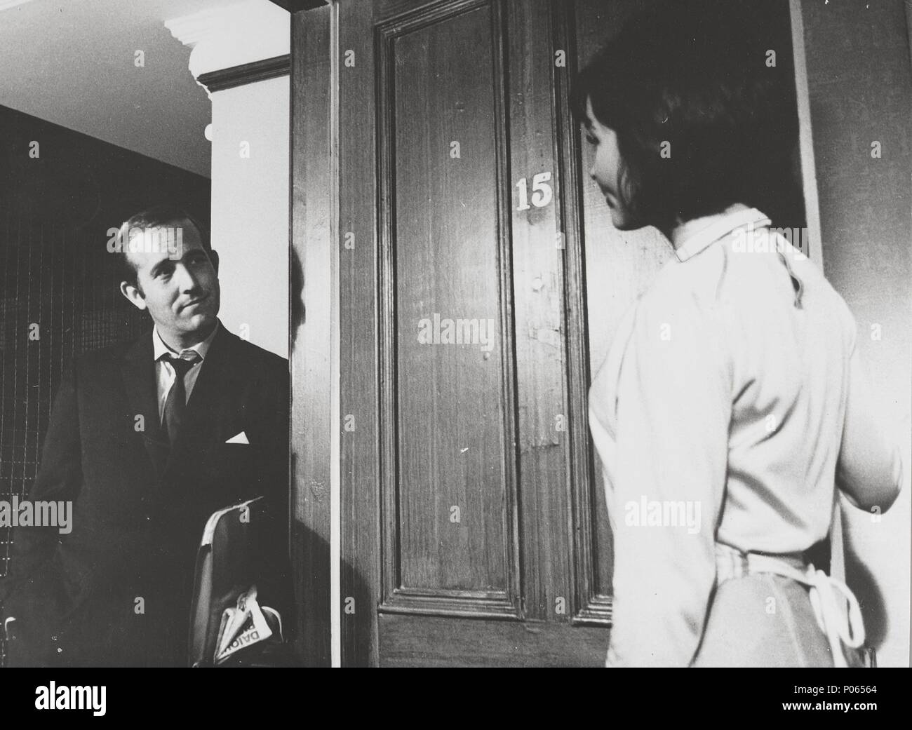 Original Film Title: REPULSION.  English Title: REPULSION.  Film Director: ROMAN POLANSKI.  Year: 1965.  Stars: YVONNE FURNEAUX; IAN HENDRY. Credit: COMPTON-TEKLI/ROYAL / Album Stock Photo