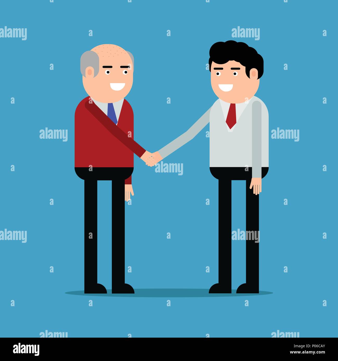 Handshake Gesture Color Icon Shaking Hands Emoji Friends Meeting Agreement  Stock Vector by ©bsd_studio 247532910