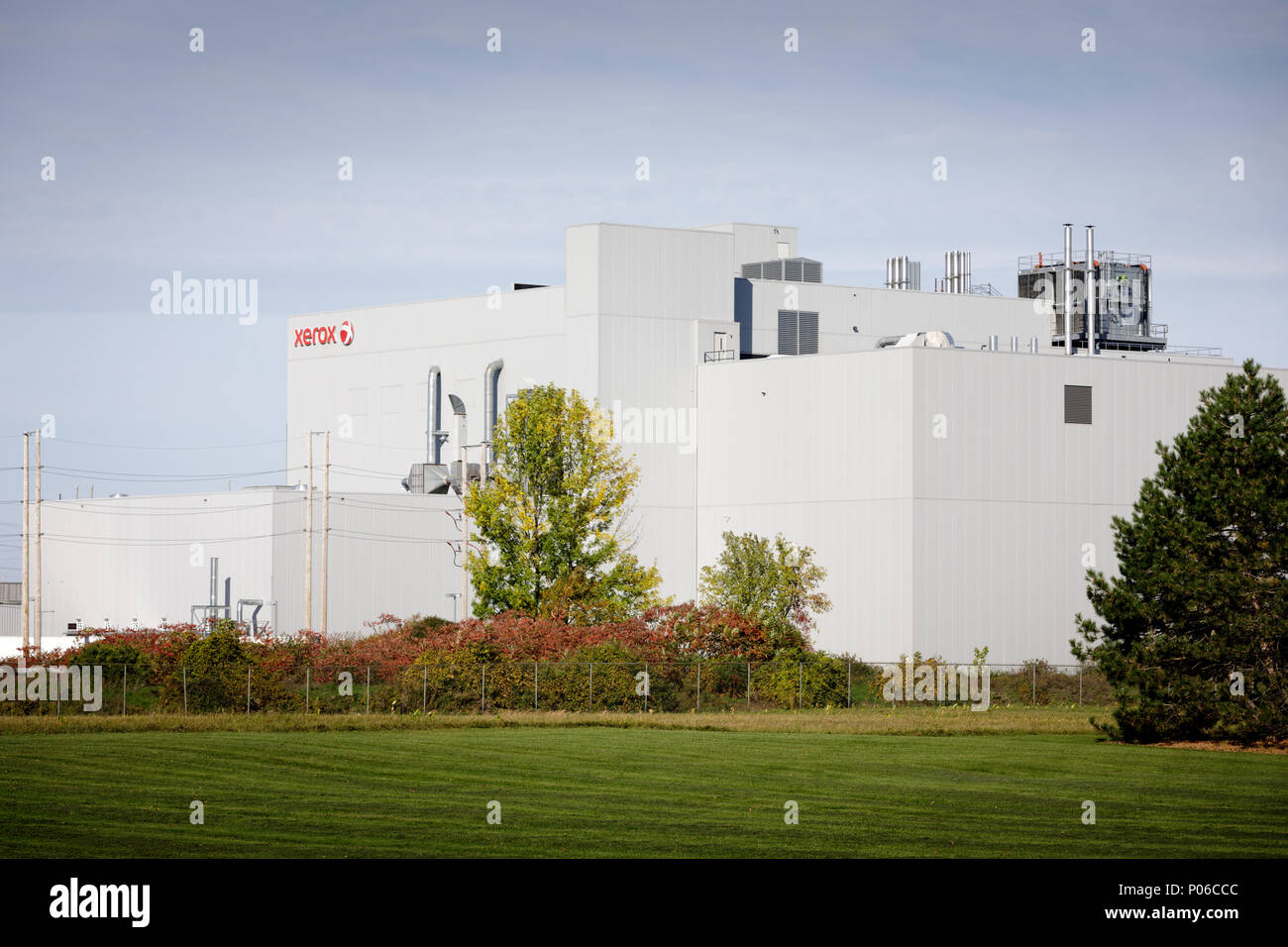 WEBSTER, NEW YORK/USA OCTOBER 19, 2017 Part of the huge Xerox campus