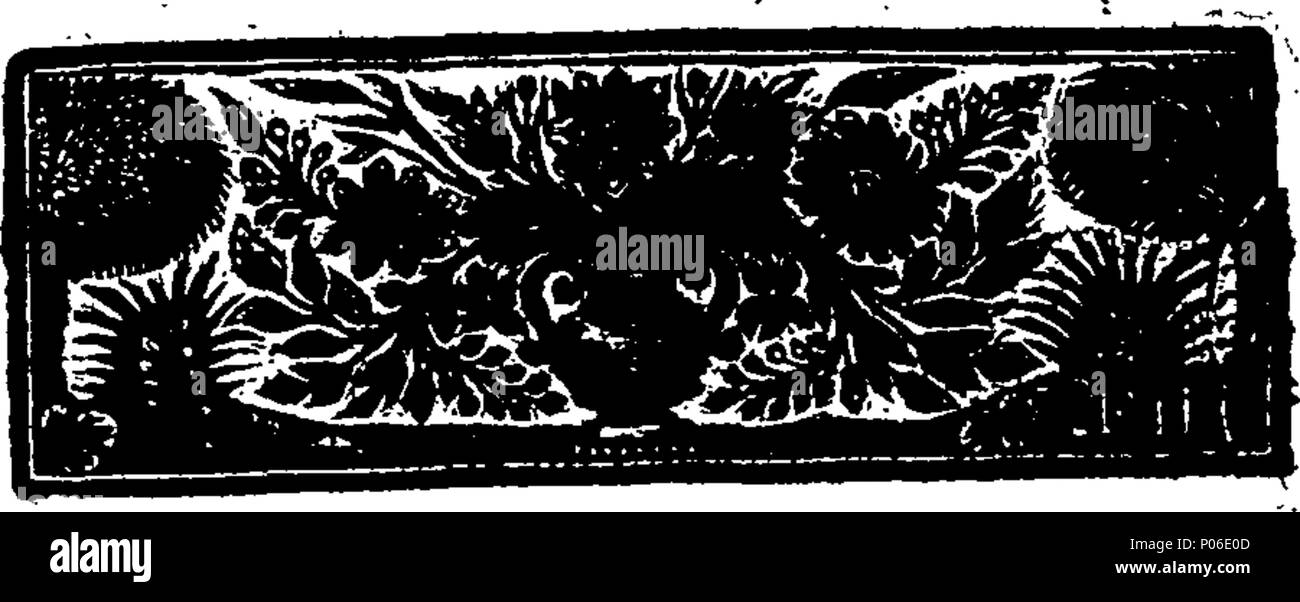 . English: Fleuron from book: A genealogical account of the Barclays of Urie, formerly of Mathers; extracted from ancient registers, and authentick Documents. Together with memoirs of the life of Colonel David Barclay of Urie, And of his eldest Son, the late Robert Barclay of Urie. Collected for the Information and Use of their Posterity. 102 A genealogical account of the Barclays of Urie, formerly of Mathers; extracted from ancient registers, and authentick Documents Fleuron T087666-3 Stock Photo