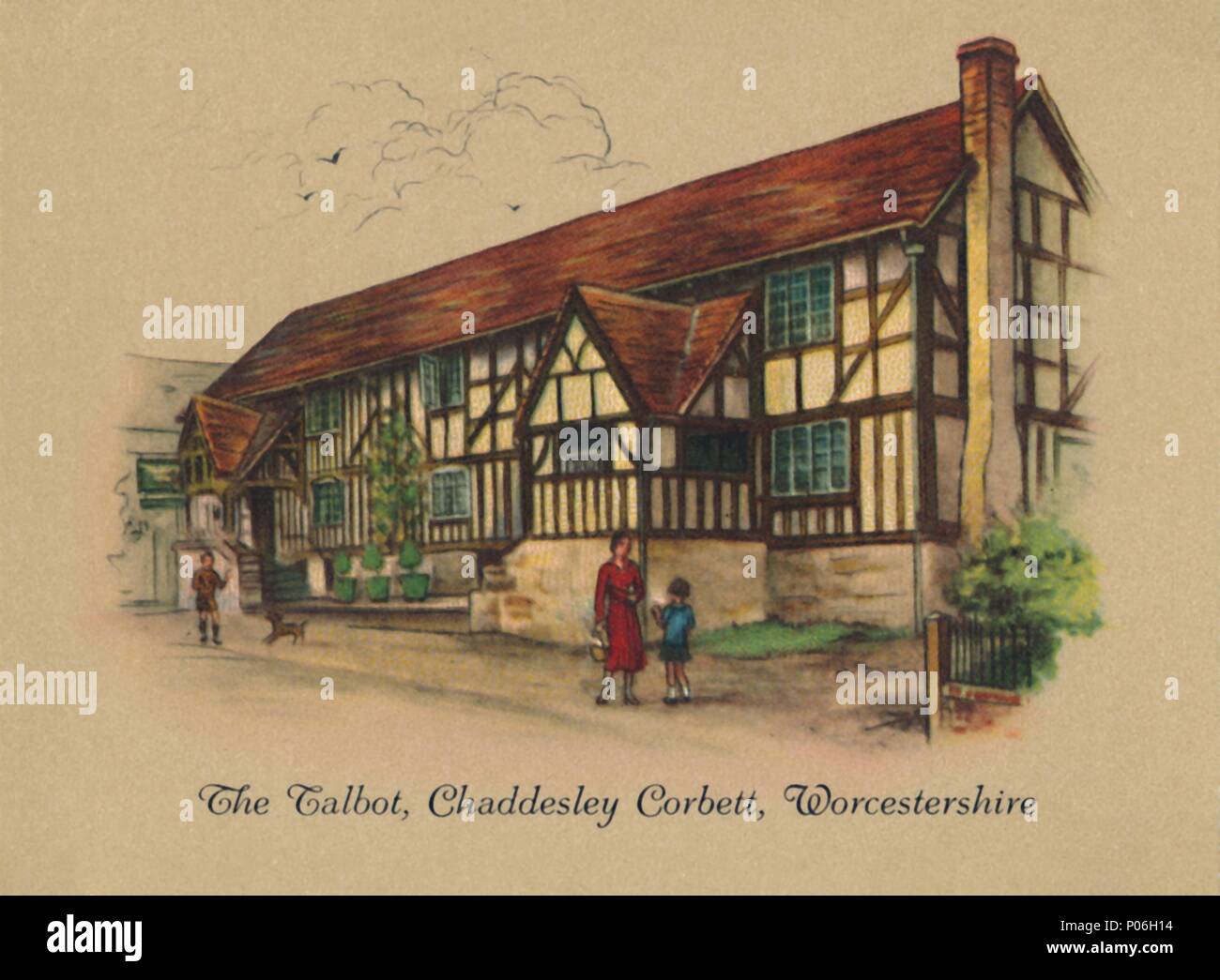 'The Talbot, Chaddesley Corbett, Worcestershire', 1939. Artist Unknown