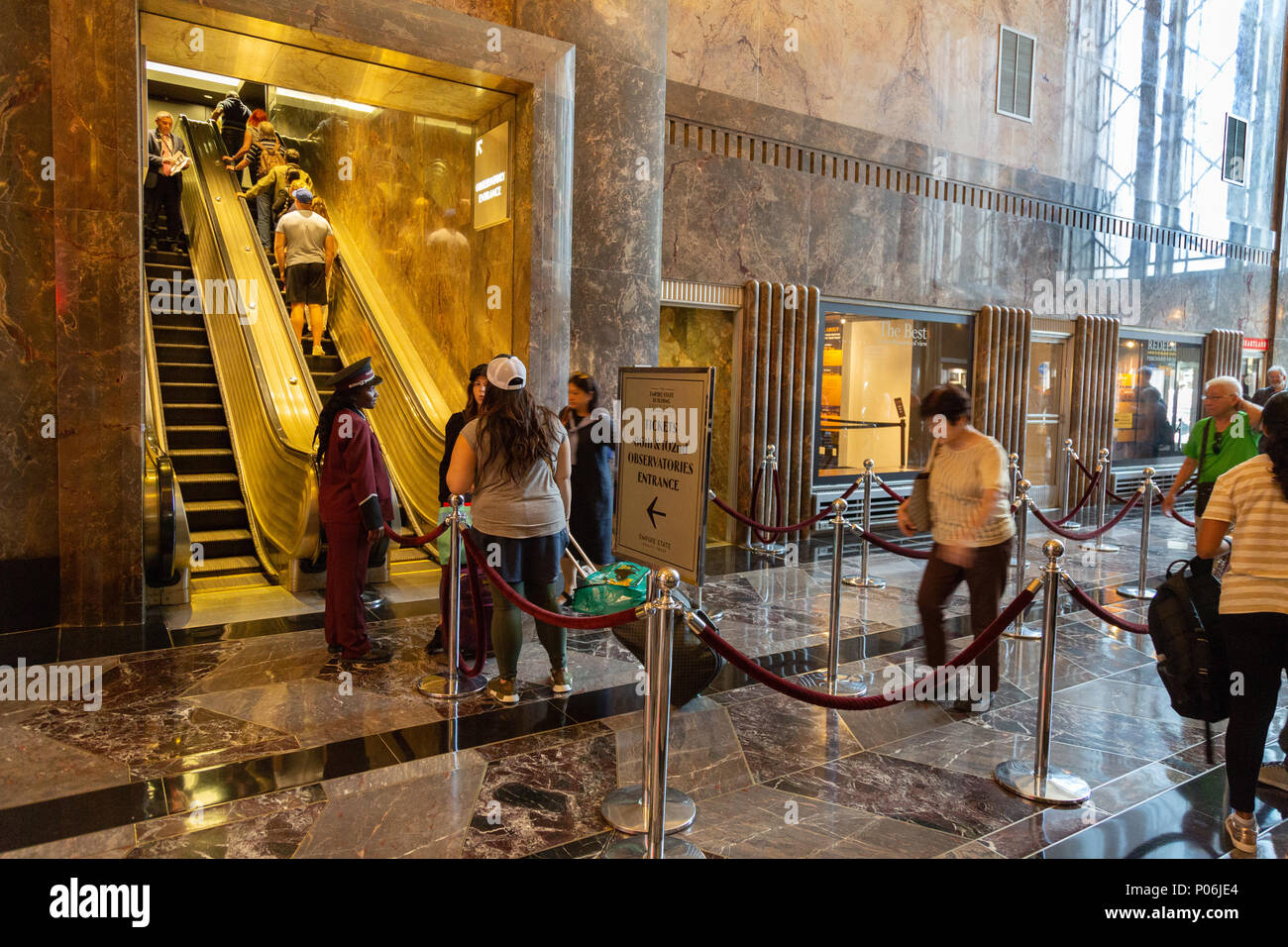 Empire State Building Interior High Resolution Stock Photography And Images Alamy