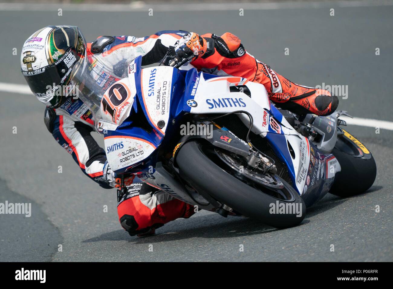 Isle of Man. 8th Jun, 2018. Senior TT Race 2018 Isle of Man  Peter Hickman - the faster road racer on the planet. The isle of Man - the fastest road race on the planet Credit: News Images /Alamy Live News Stock Photo
