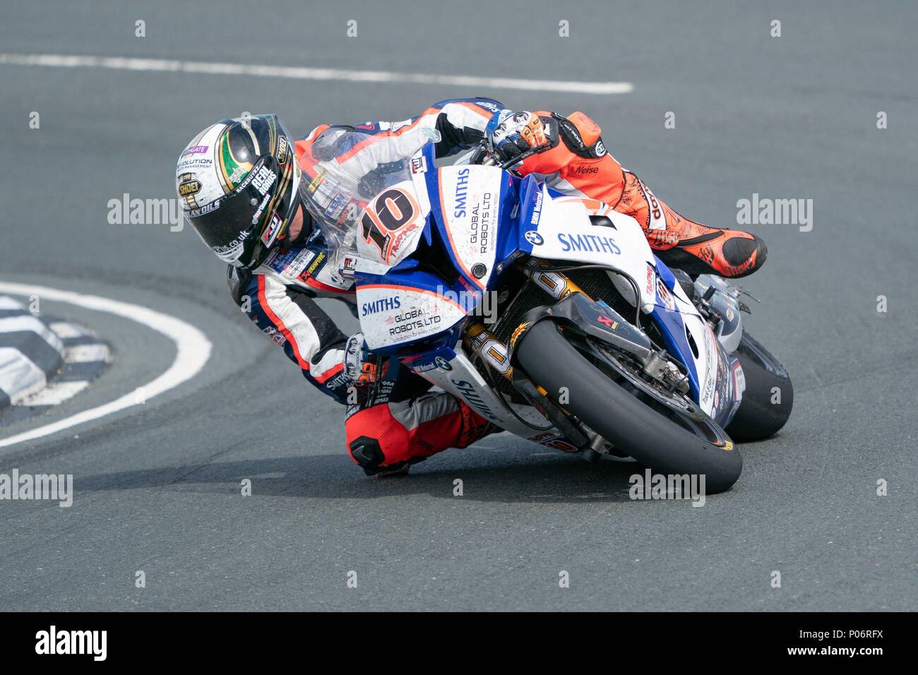 Isle of Man. 8th Jun, 2018. Senior TT Race 2018 Isle of Man  Peter Hickman - the faster road racer on the planet. The isle of Man - the fastest road race on the planet Credit: News Images /Alamy Live News Stock Photo