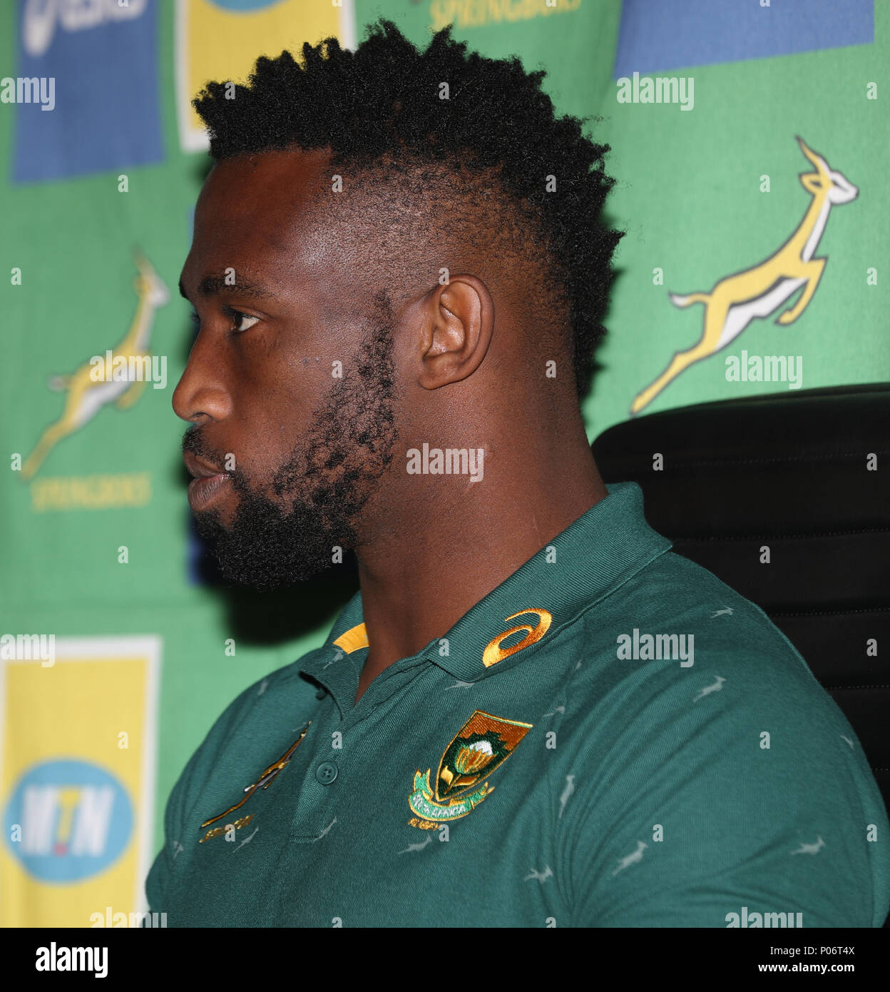 Johannesburg South Africa 8th June 2018 Siya Kolisi Captain Of South Africa During The South African Springbok Captain S Media Briefing Tsogo Sun Montecasino Hotel Johannesburg Credit Action Plus Sports Alamy Live News