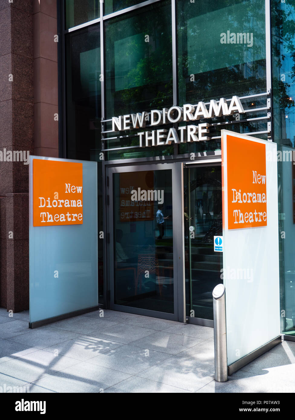 New Diorama Theatre, Regents Place, New Development, Camden, London, England, UK, GB. Stock Photo