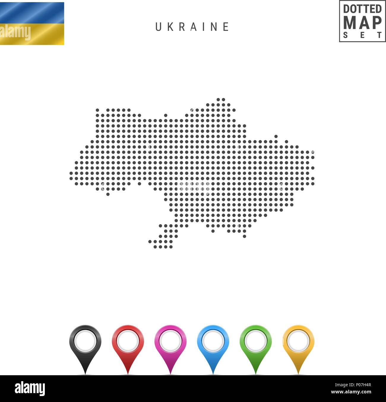 Vector map Kiev Ukraine