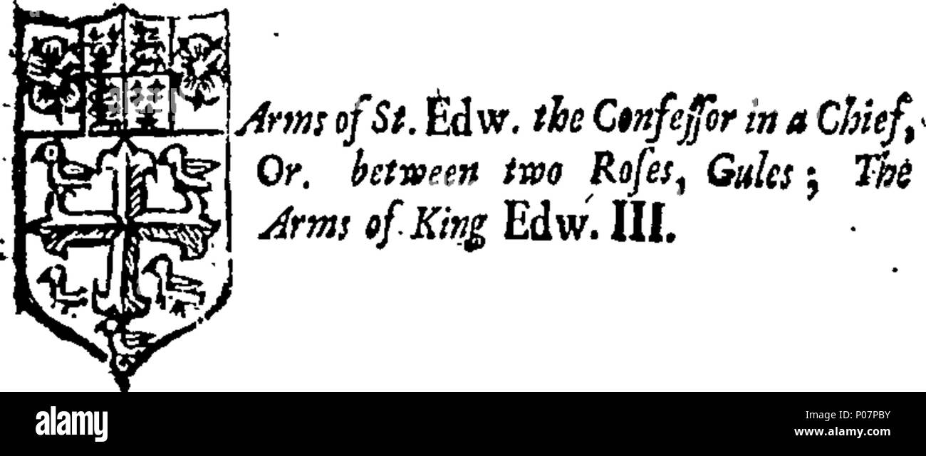 . English Fleuron from book A help to English history, containing a succession of all the