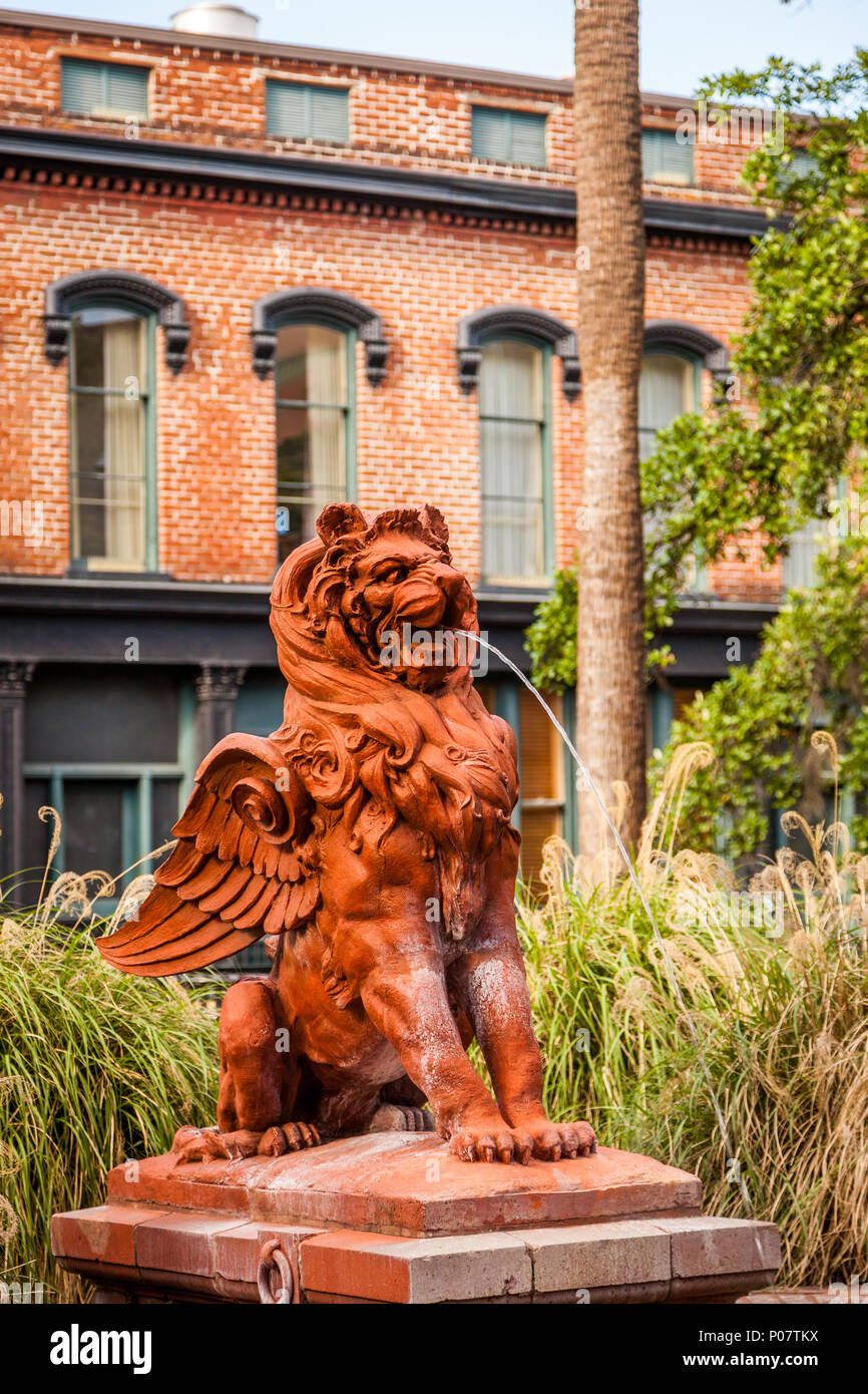 Cotton exchange in the historic city of Savannah Stock Photo