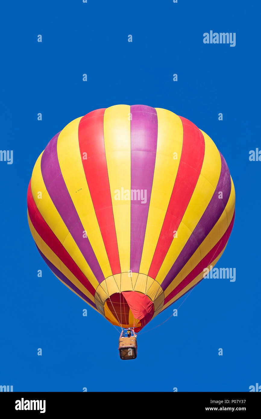 Balloon rides at Temecula Hot Air Balloon Festival in California Stock