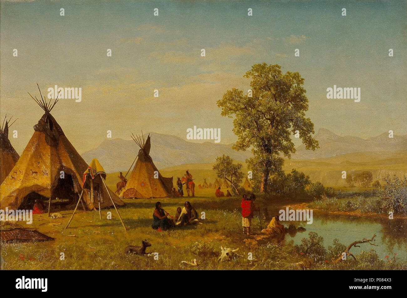 Sioux village near fort laramie hi-res stock photography and images - Alamy