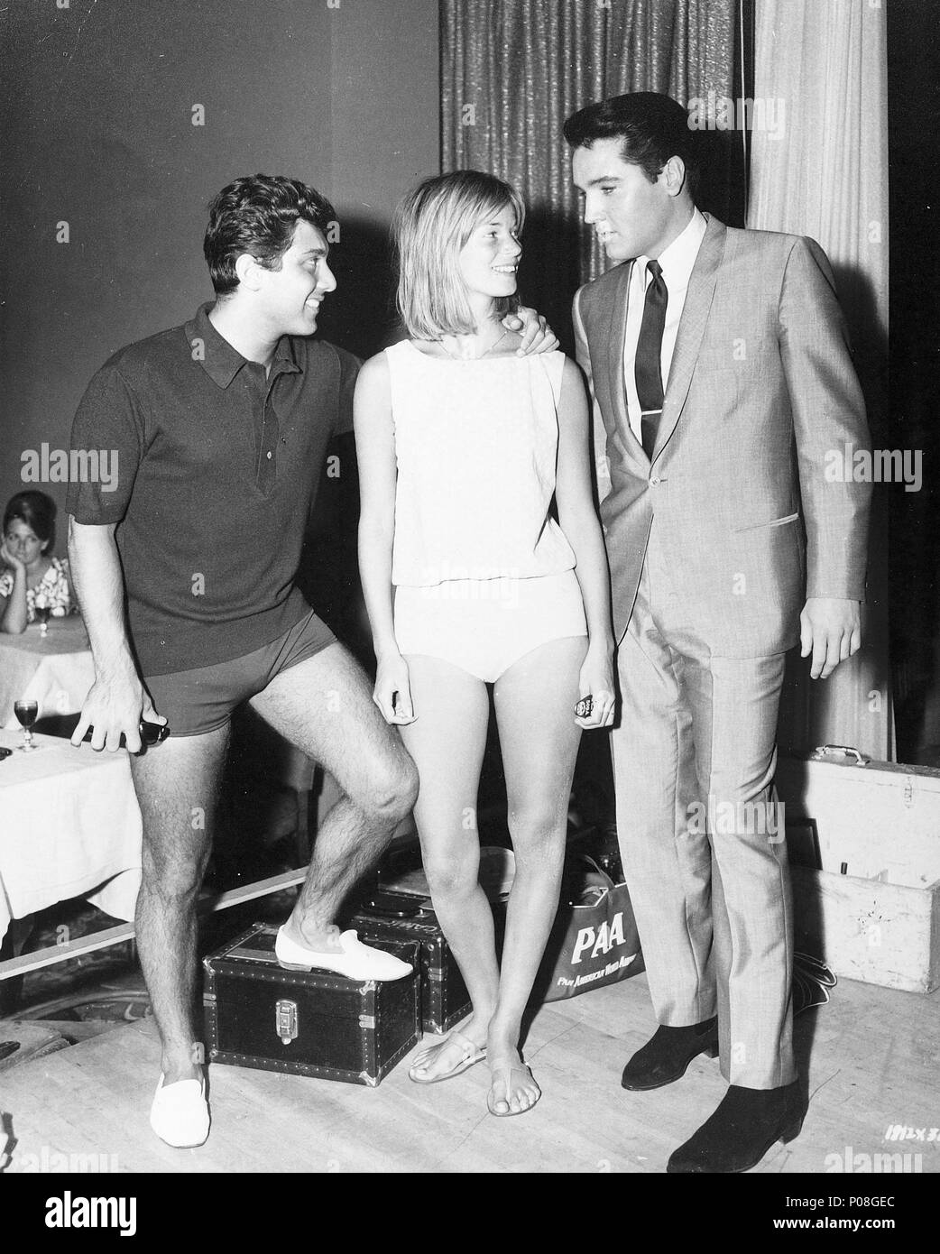 Original Film Title: VIVA LAS VEGAS. English Title: VIVA LAS VEGAS. Film  Director: ROY ROWLAND. Year: 1964. Stars: PAUL ANKA; ELVIS PRESLEY. Credit:  M.G.M. / Album Stock Photo - Alamy