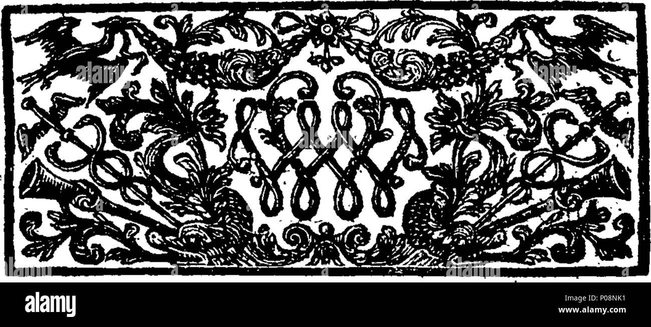 . English: Fleuron from book: A letter to the Reverend Mr. Stebbing; being remarks upon his late book relating to sincerity. With a postscript concerning the authority of the church. By a Christian. 125 A letter to the Reverend Mr. Stebbing; being remarks upon his late book relating to sincerity Fleuron T038363-2 Stock Photo