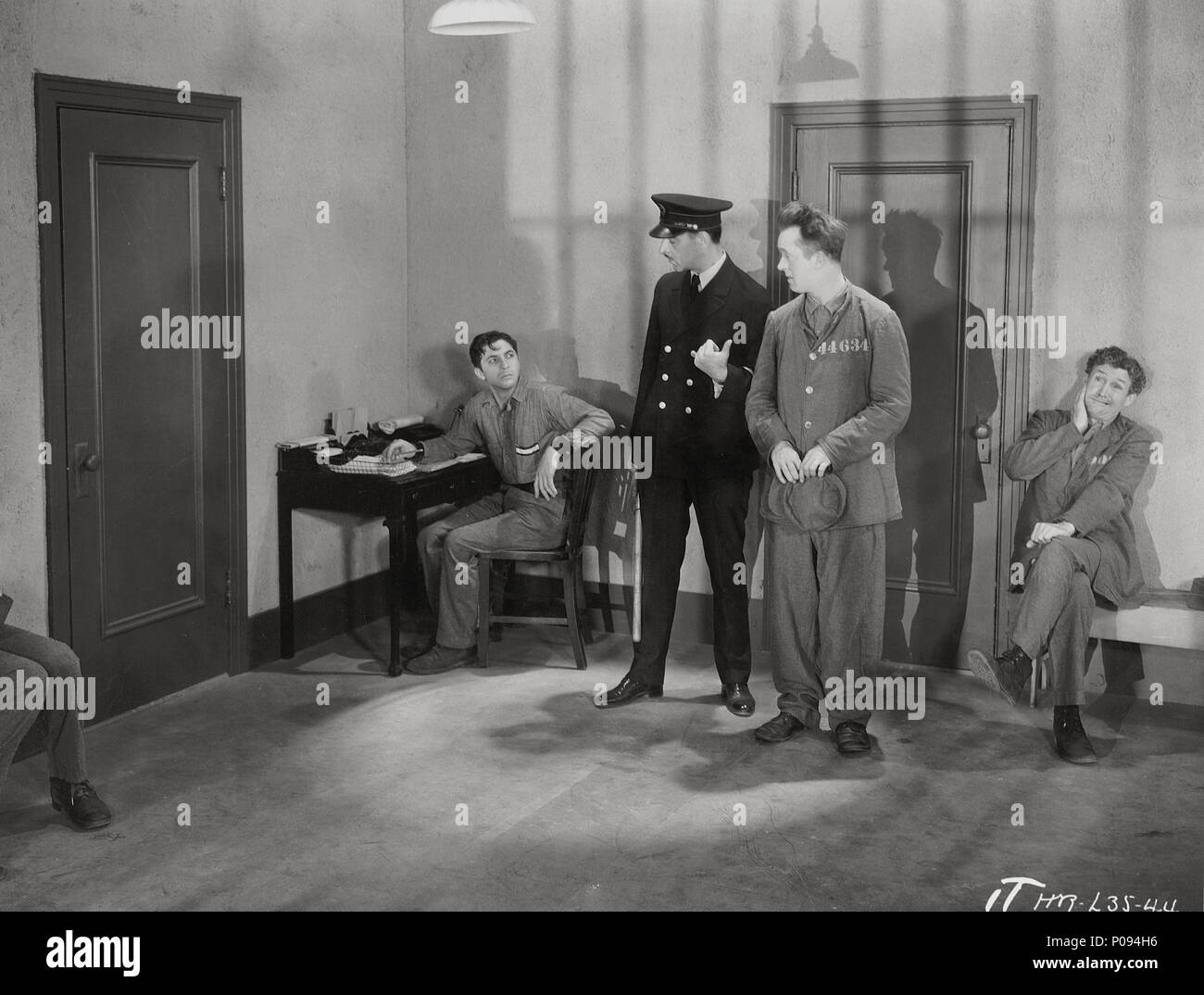 Original Film Title: PARDON US.  English Title: JAILBIRDS.  Film Director: JAMES PARROTT.  Year: 1931.  Stars: STAN LAUREL. Credit: METRO GOLDWYN MAYER / Album Stock Photo