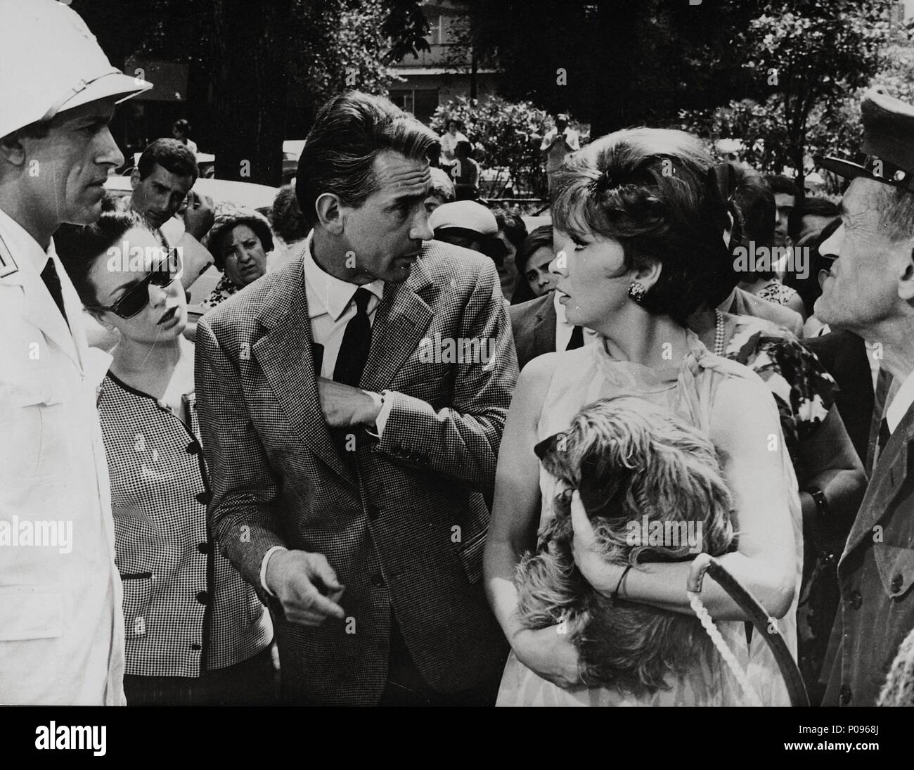 Original Film Title: IO, IO, IO.... E GLI ALTRI.  English Title: ME, ME, ME... AND THE OTHERS.  Film Director: ALESSANDRO BLASETTI.  Year: 1966.  Stars: VITTORIO GASSMAN; GINA LOLLOBRIGIDA. Stock Photo