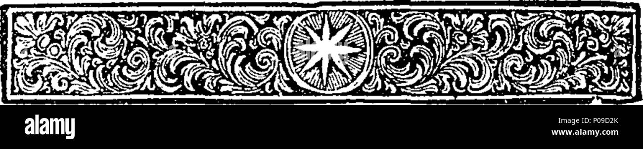 . English: Fleuron from book: An abridgment of the controversy between the Church of England, and the new pseudo-primitives. Wherein the chief arguments on each side are propos'd in so short and plain a method, ... 286 An abridgment of the controversy between the Church of England, and the new pseudo-primitives Fleuron T091422-9 Stock Photo