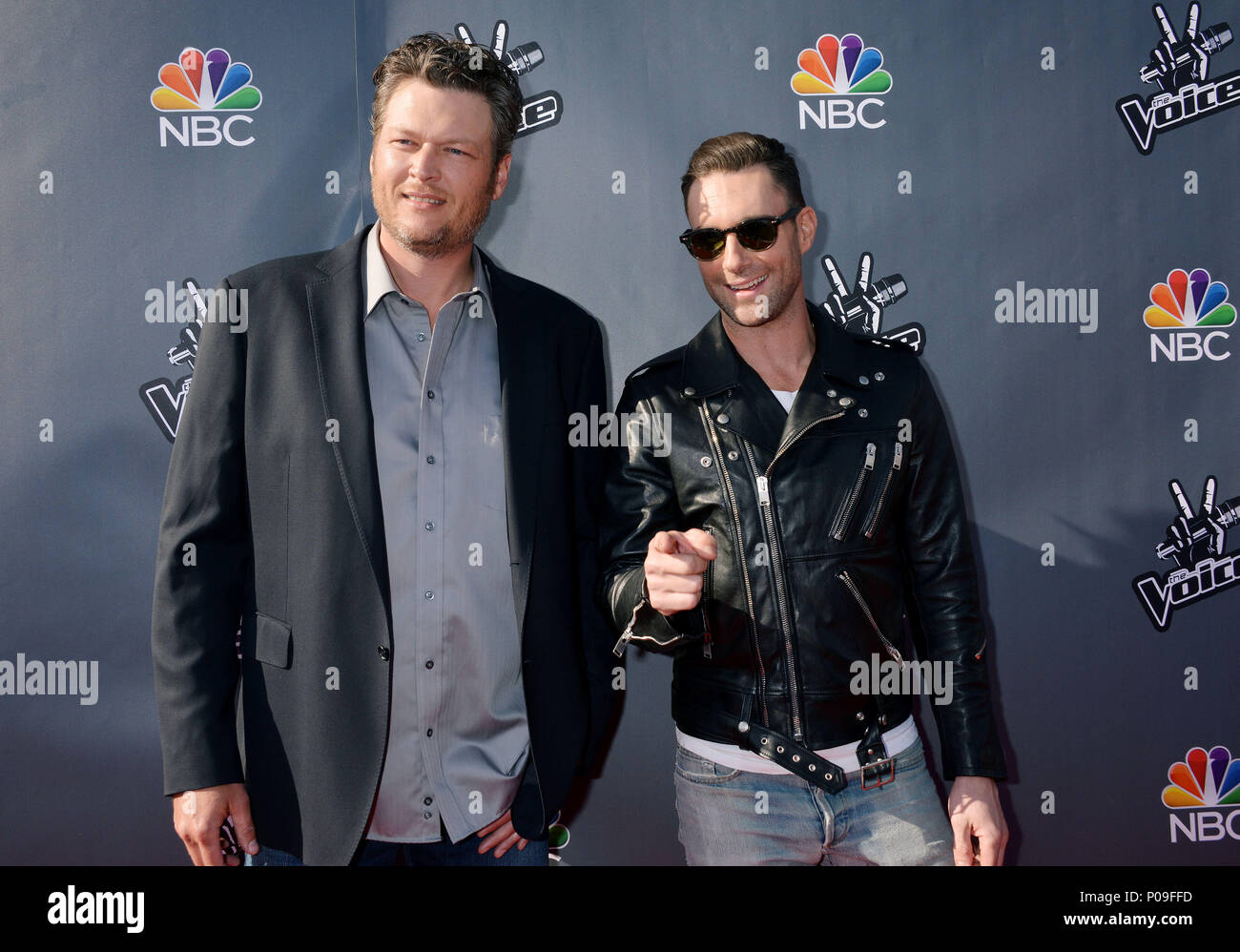 Blake Shelton and Adam Levine : We'Re Back The Voice party at the ...