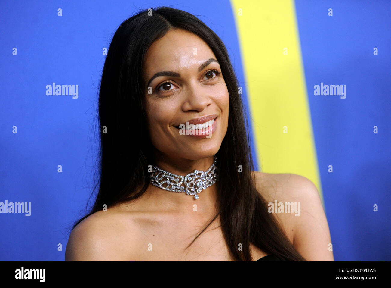 Rosario Dawson attending the CFDA Fashion Awards 2018 at the Brooklyn