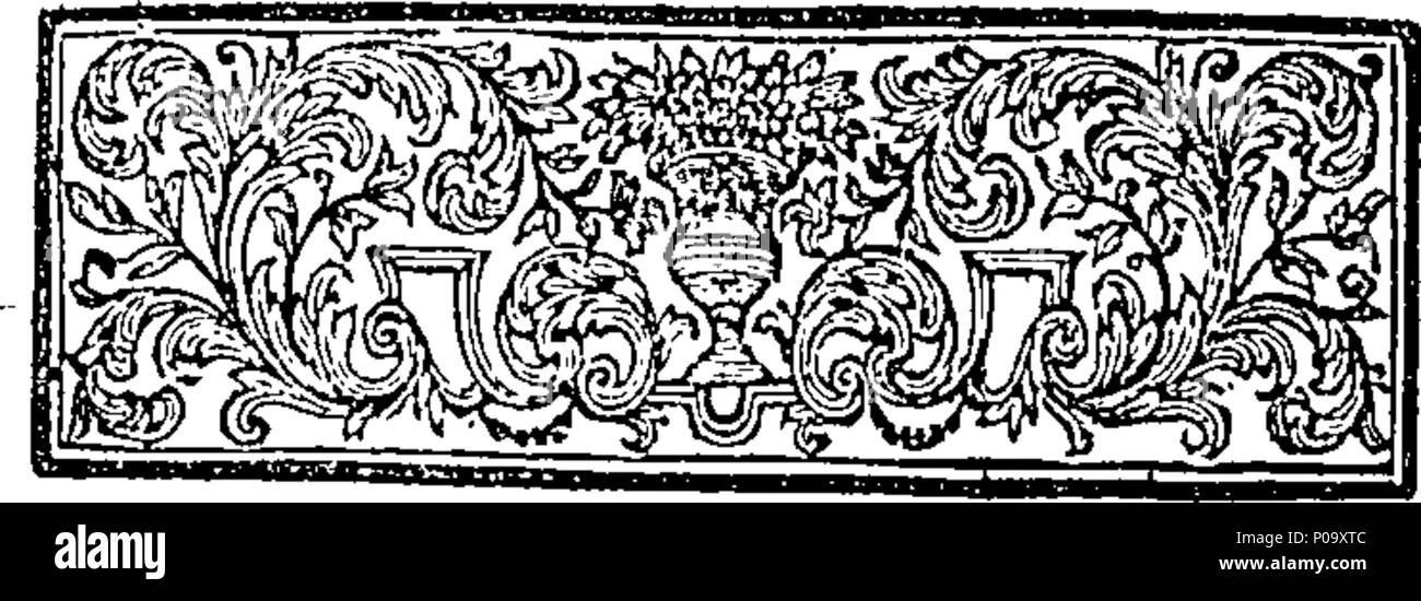 . English: Fleuron from book: An account of the life and conversation of the reverend and worthy Mr. Isaac Milles, Late Rector of Highcleer in Hampshire. Together with the Sermon that was preached in the Parish-Church of Highcleer, at his Interment, on Saturday the 9th Day of July, 1720. 290 An account of the life and conversation of the reverend and worthy Mr. Isaac Milles, Late Rector of Highcleer in Hampshire Fleuron T160989-4 Stock Photo
