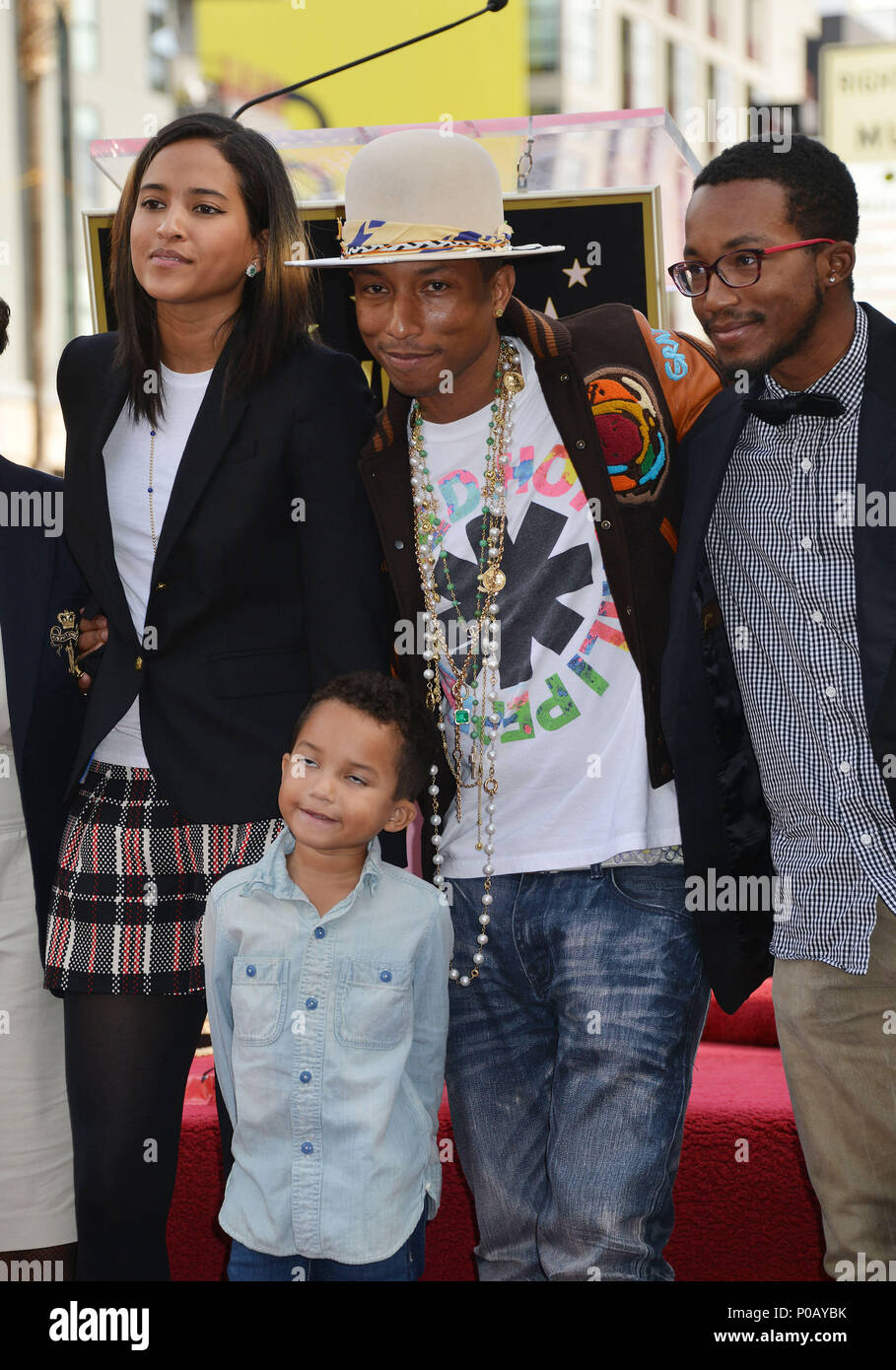 Pharrell Williams shares rare family photo with wife and son