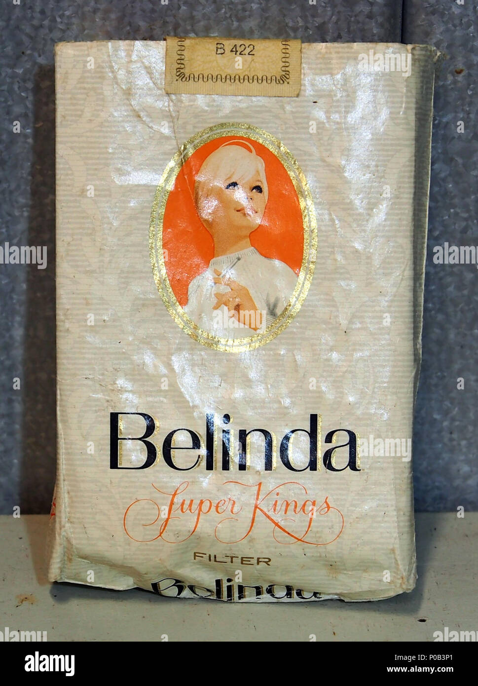 . Old product not sold anymore!  . 2 November 2013, 13:57:56. Alf van Beem 1 Belinda Super Kings cigarettes pic1 Stock Photo